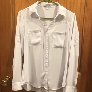 Express Portofino white button down